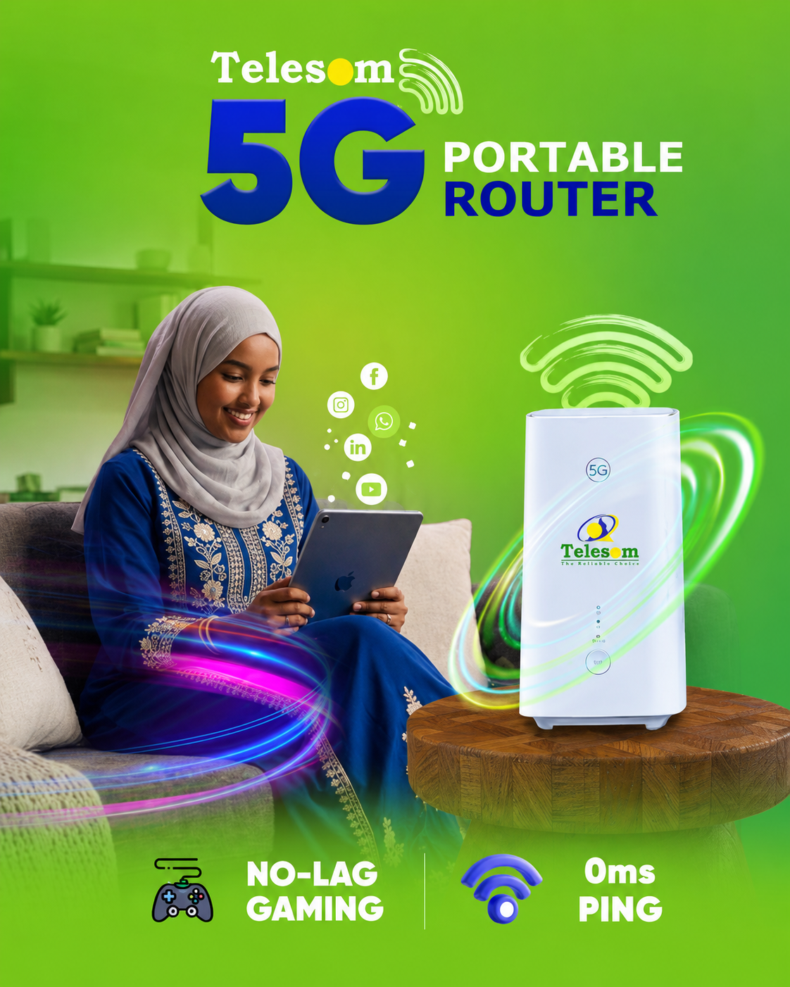 Telesom 5G router summer offer